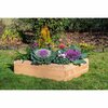 Real Wood Products 7 in. H X 36 in. W X 36 in. D Cedar Western Raised Garden Bed Natural G3156